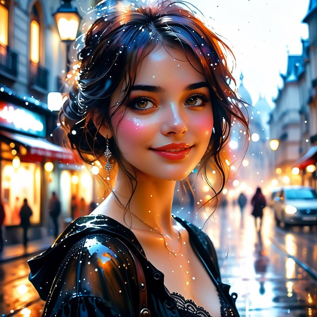 Городская сказка: нежность и ужас в акварельных красках. Изображение из нейросети Stable Diffusion Городская сказка: нежность и ужас в акварельных красках. Изображение из нейросети Stable Diffusion