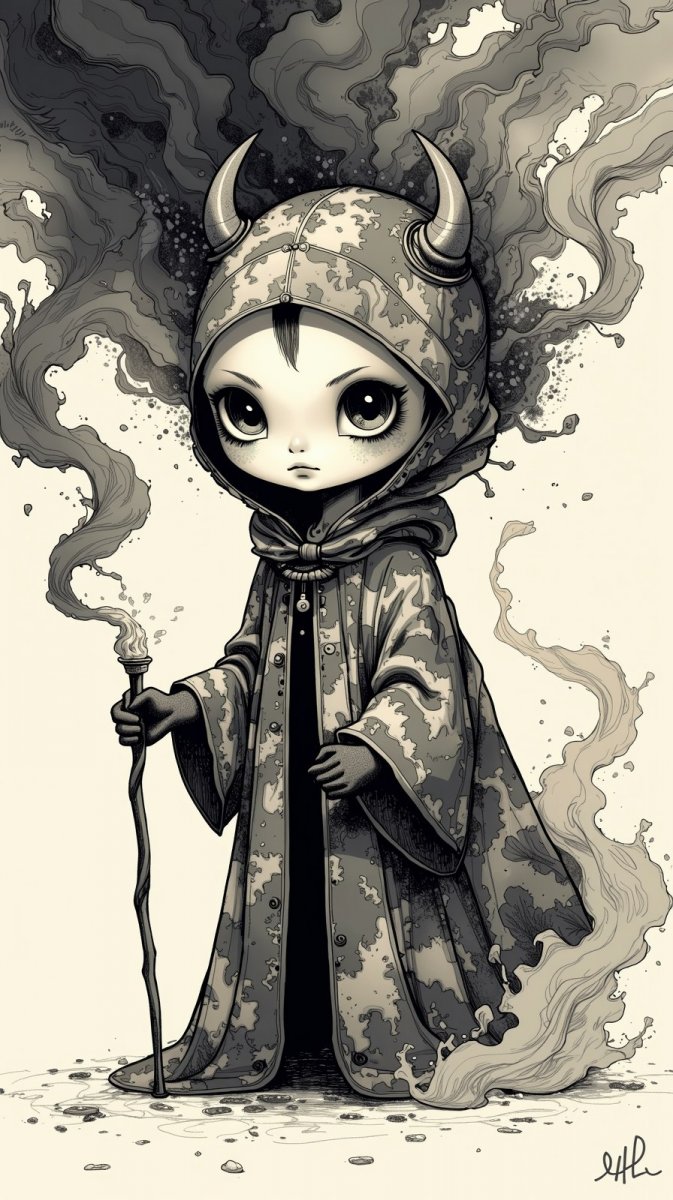 Загадочная кукла с загадочной дымкой и таинственным светом. Генерация из нейросети Flux Ai Загадочная кукла с загадочной дымкой и таинственным светом. Генерация из нейросети Flux Ai