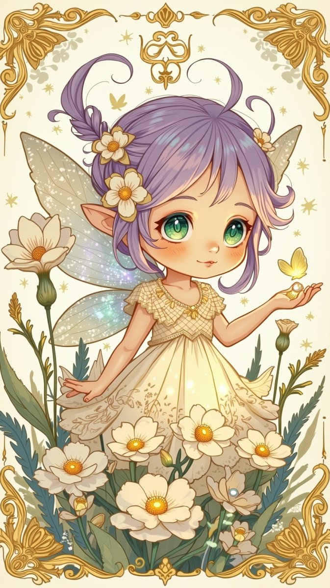 Волшебная фея в саду светящихся цветов. Генерация из нейросети Flux Ai Волшебная фея в саду светящихся цветов. Генерация из нейросети Flux Ai