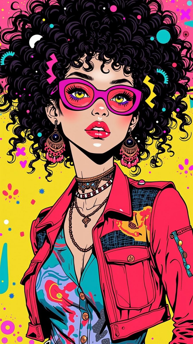 Яркая лиса в неоновых красках: завораживающая иллюстрация с пышными кудрями и эксцентричным стилем. Изображение из нейросети Flux Яркая лиса в неоновых красках: завораживающая иллюстрация с пышными кудрями и эксцентричным стилем. Изображение из нейросети Flux