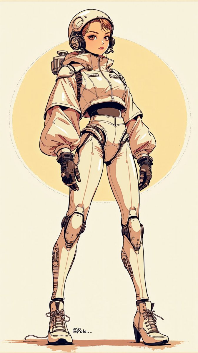 Ретрофутуристическая кукла в нежной пастельной гамме. Нейронная сеть Flux Ai Ретрофутуристическая кукла в нежной пастельной гамме. Нейронная сеть Flux Ai