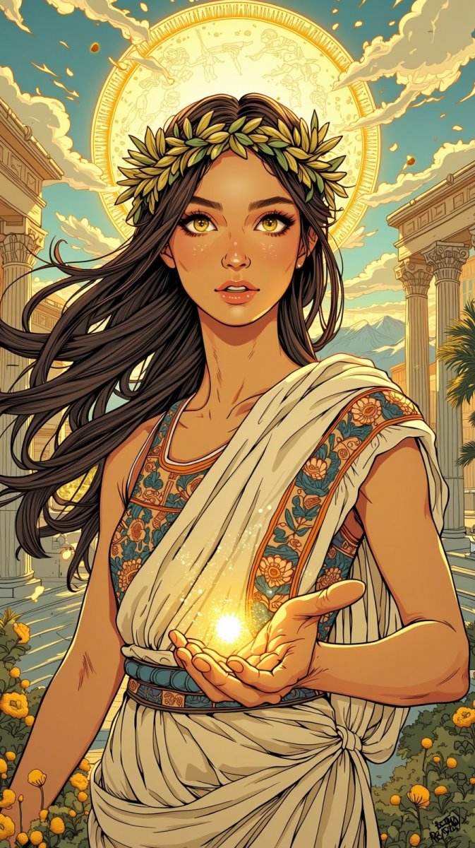 Древнегреческая богиня: мудрость и красота в чернилах и свете. Изображение из нейронной сети Flux.1 Древнегреческая богиня: мудрость и красота в чернилах и свете. Изображение из нейронной сети Flux.1