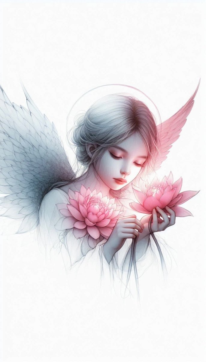 Нежная девушка с лотосом в двойной экспозиции и акварельными эскизами. Изображение из нейронной сети Dalle 3 Нежная девушка с лотосом в двойной экспозиции и акварельными эскизами. Изображение из нейронной сети Dalle 3