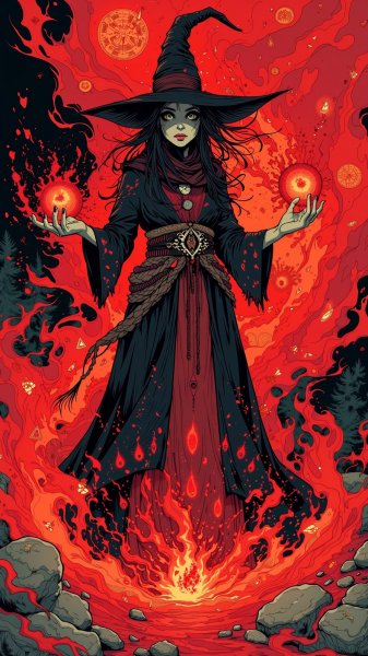 Заклинания крови: колдовство в готическом мраке и деталях. Генерация из нейросети Flux