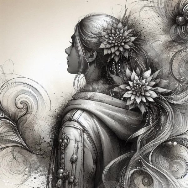 Серебряный туман: Фрактальная красота и цифровое искусство в деталях. Нейронная сеть Dalle