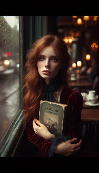 Парижская тоска: погружение в мир поэзии и меланхолии. Картинка из нейронной сети Dalle