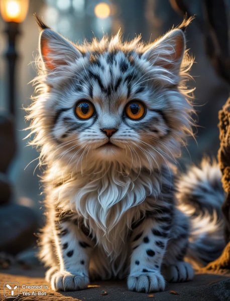 Загадочное существо из мира фэнтези: свет в тенях реальности. Нейросеть Stable Diffusion