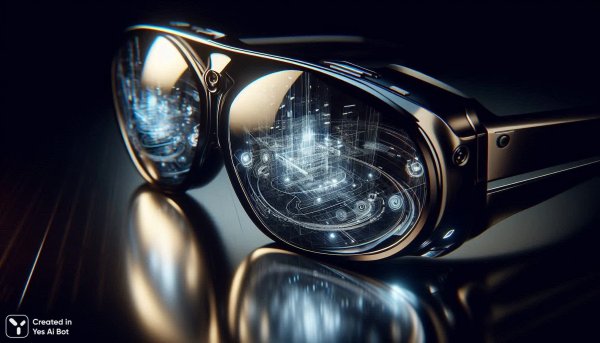 Очки дополненной реальности: портал в цифровой мир будущего. Картинка из нейронной сети Dalle