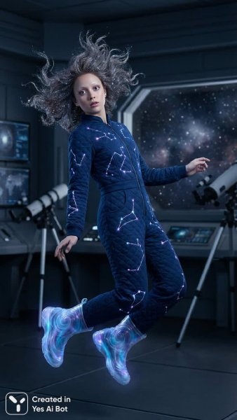 Космическая мода: невесомость стиля и футуристический дизайн. Нейронная сеть NanoBanana