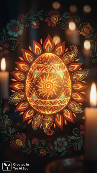 Яркая Жар-птица: Ожившая народная сказка в огненных тонах. Картинка из нейросети Nano-Banana