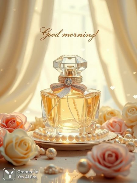Роскошная парфюмерия: элегантность и мечта в деталях композиции. Нейросеть Flux.1
