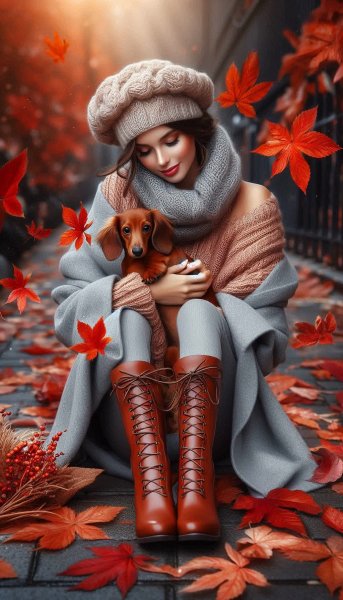 Осеннее вдохновение: уют и тепло в кадре. Нейросеть Dalle