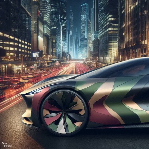 Танк-автомобиль: футуристичный гибрид города и военной техники. Генерация из нейросети Dalle 3