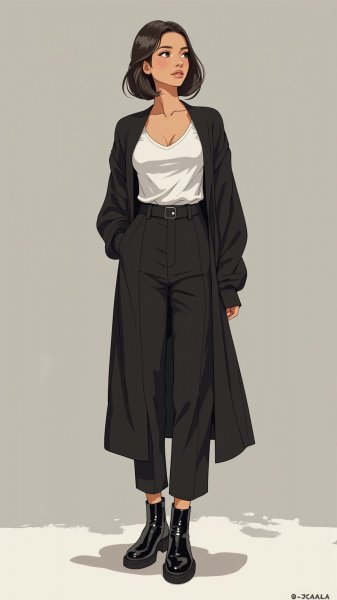 Изящная женщина в студии: текстуры и узоры Zentangle искусства. Нейронная сеть Flux.1