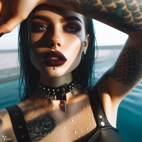 Хулиганка и скорпион: Готическая драма на плёнке. Нейронная сеть Dalle-3