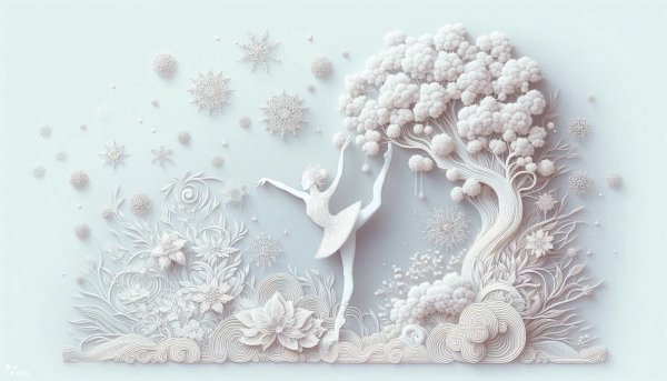 Белая эстетика: воздушная нежность и сказочная чистота. Нейросеть Dalle