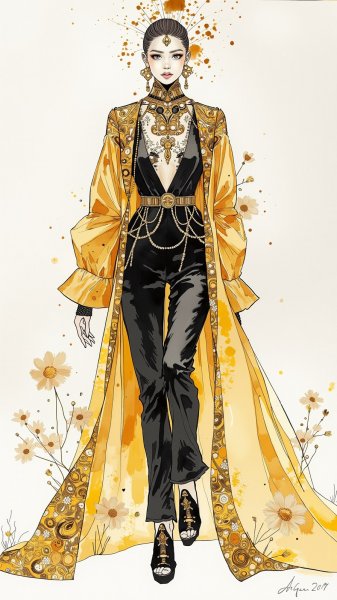 Минимализм и роскошь: цифровой этюд в стиле высокой моды. Нейронная сеть Flux Ai