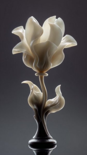 Элегантная шахматная композиция с акцентом на детали. Изображение из нейросети Миджорни