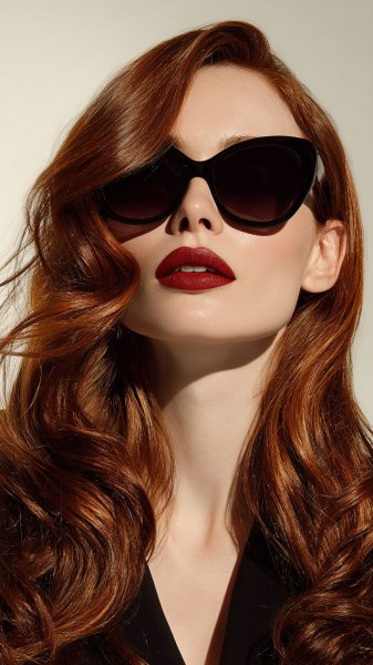 Роковая красотка в красном: воплощение уверенности и гламура. Изображение из нейронной сети Midjourney