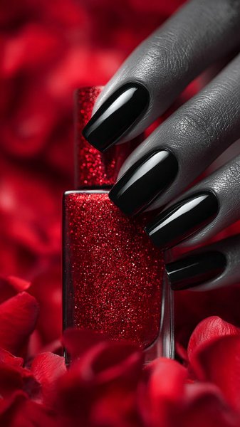 Пылающие лепестки и черная помада: завораживающая симметрия. Генерация из нейронной сети Миджорни