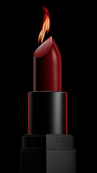 Пламя страсти: магия красного оттенка. Картинка из нейронной сети Midjourney