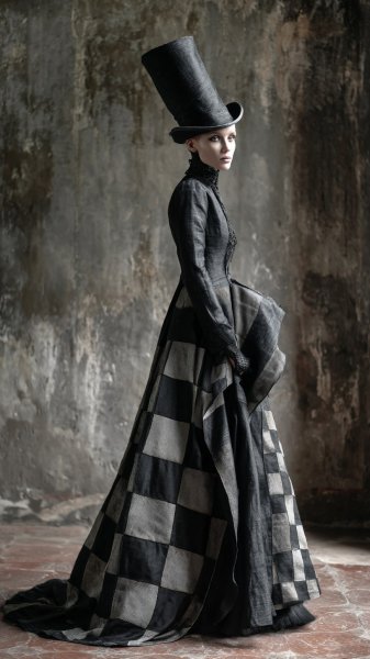 Загадочная элегантность в черно-белом стиле. Нейросеть Midjourney