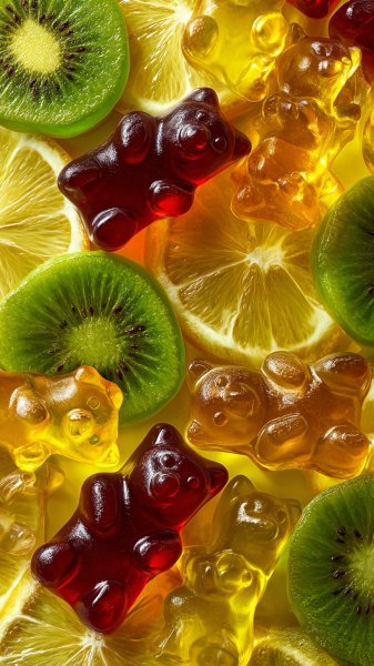 Яркие мармеладки: фотореалистичный взгляд на летнее наслаждение. Нейронная сеть Миджорни