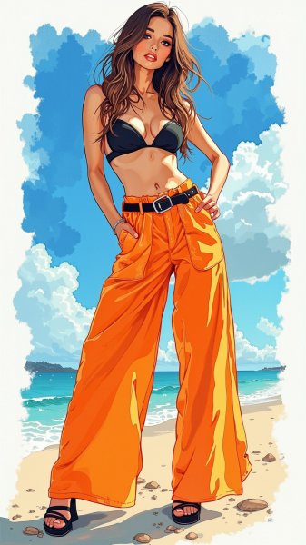 Яркий образ: мода и стиль в современном исполнении. Нейронная сеть Flux 1