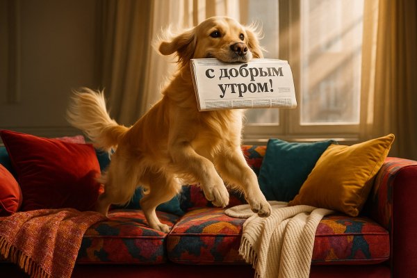 Утреннее настроение золотистого ретривера. Изображение из нейронной сети Sora Image