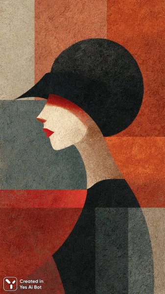 Элегантный силуэт: современная векторная иллюстрация с яркими деталями. Генерация из нейронной сети Миджорни