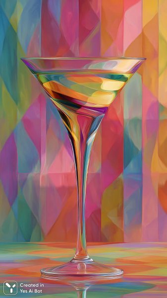 Мати́ни в пастельных тонах и геоме́трических узо́рах. Картинка из нейронной сети Миджорни