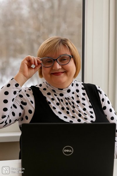 Уютное зимнее вдохновение: женщина за компьютером. Генерация из нейросети Sora Ai Images