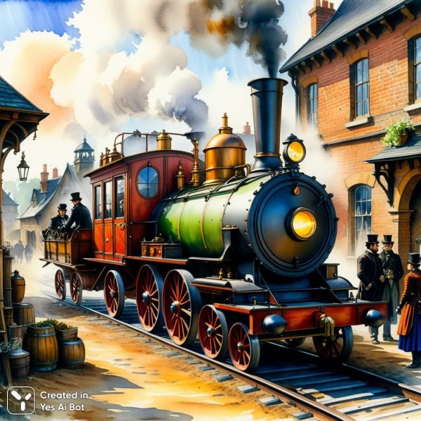 Стимпанк утренний сбор урожая и инженерное чудо. Картинка из нейросети Стейбл Дифьюжн