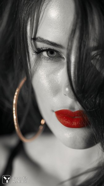 Роковая красота: взгляд, полный загадки и уверенности. Нейронная сеть Midjourney