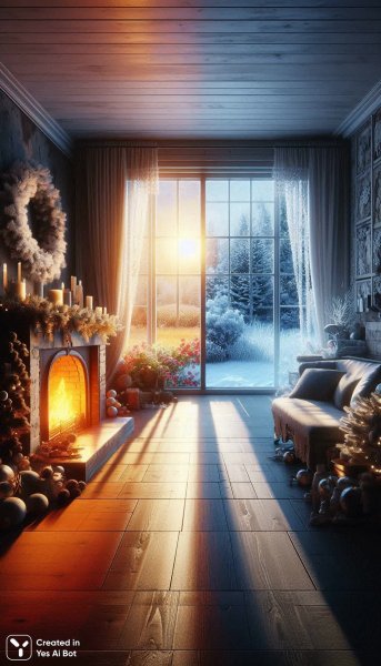 Времена года: вечное противостояние и неразрывная связь. Изображение из нейронной сети Dalle 3