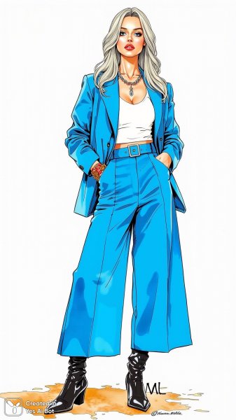 Яркий образ в неоновом костюме и стильных ботинках. Картинка из нейронной сети Flux