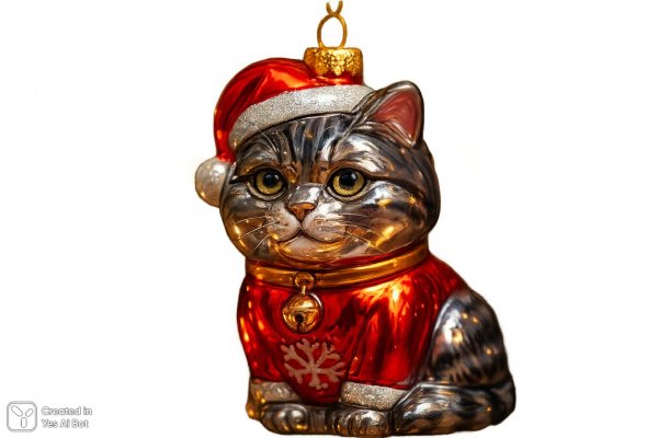 Новогодняя игрушка: домашний питомец в стекле. Генерация из нейронной сети Sora Images