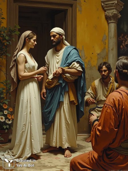 Сцена в древнем поместье: размышления и музыкальные мотивы. Генерация из нейросети Flux Ai