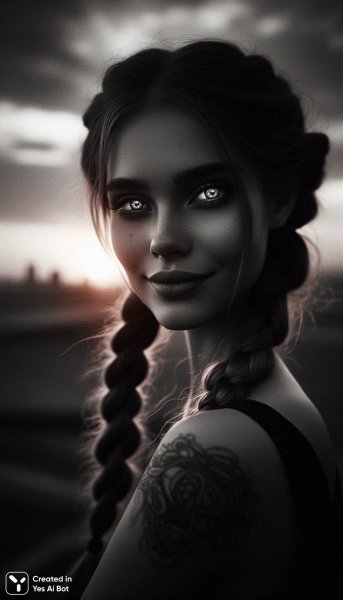 Загадочная красота старинной фотографии в закатных лучах. Генерация из нейросети Dalle-3