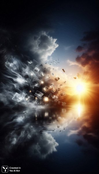 Не отравляй душу: исцеление воспоминаниями и надежда на будущее. Картинка из нейросети Dalle 3