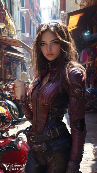 Весенний день в Венеции: рококо-панк и латте. Картинка из нейросети Midjourney