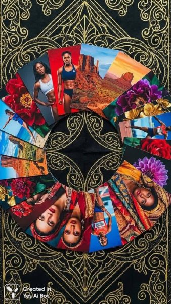 Яркий круг красоты и силы. Изображение из нейронной сети Nano Banana