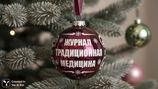 Винтажный новогодний шар с логотипом в стиле пятидесятых. Генерация из нейросети Нано Банана