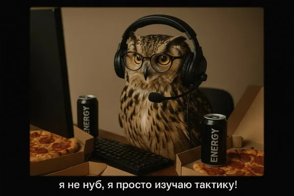 Мудрый гуф в мире игр и пиццы. Генерация из нейронной сети Sora Images