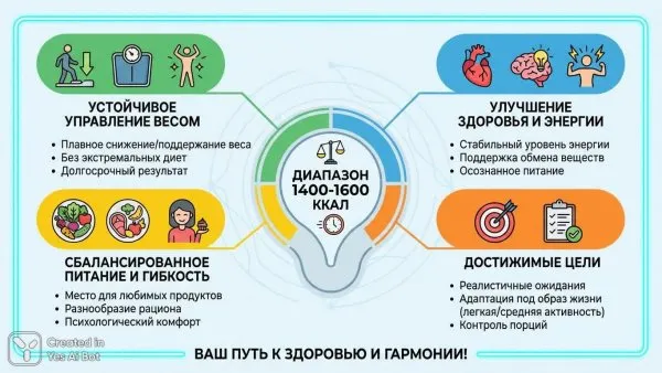 Мотивация к подсчету калорий и здоровому питанию. Изображение из нейронной сети NanoBanana