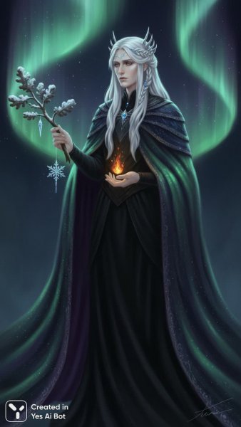 Декабрь: Холодная мудрость зимнего портала. Генерация из нейросети Nano-Banana