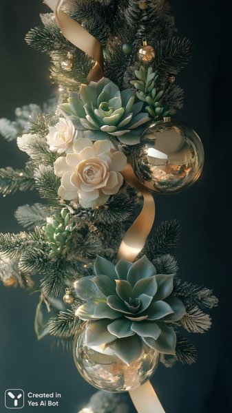 Рождественская елка в стиле гиперреализма с уютной атмосферой и стеклянным шаром. Нейросеть Midjourney