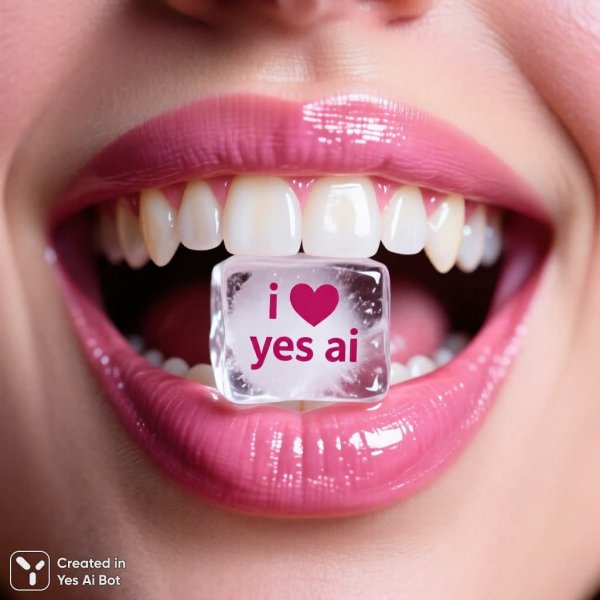 Ледяное послание: Искусственный интеллект и улыбка. Изображение из нейросети Qwen