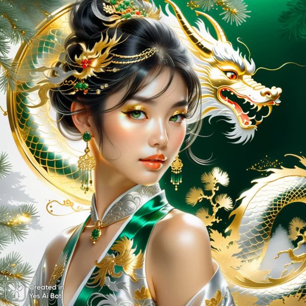 Волшебство золотого шитья: японская мифология и роскошный образ. Нейросеть Stable Diffusion