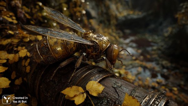 Осеннее настроение и таинственный мир природы. Картинка из нейронной сети Midjourney